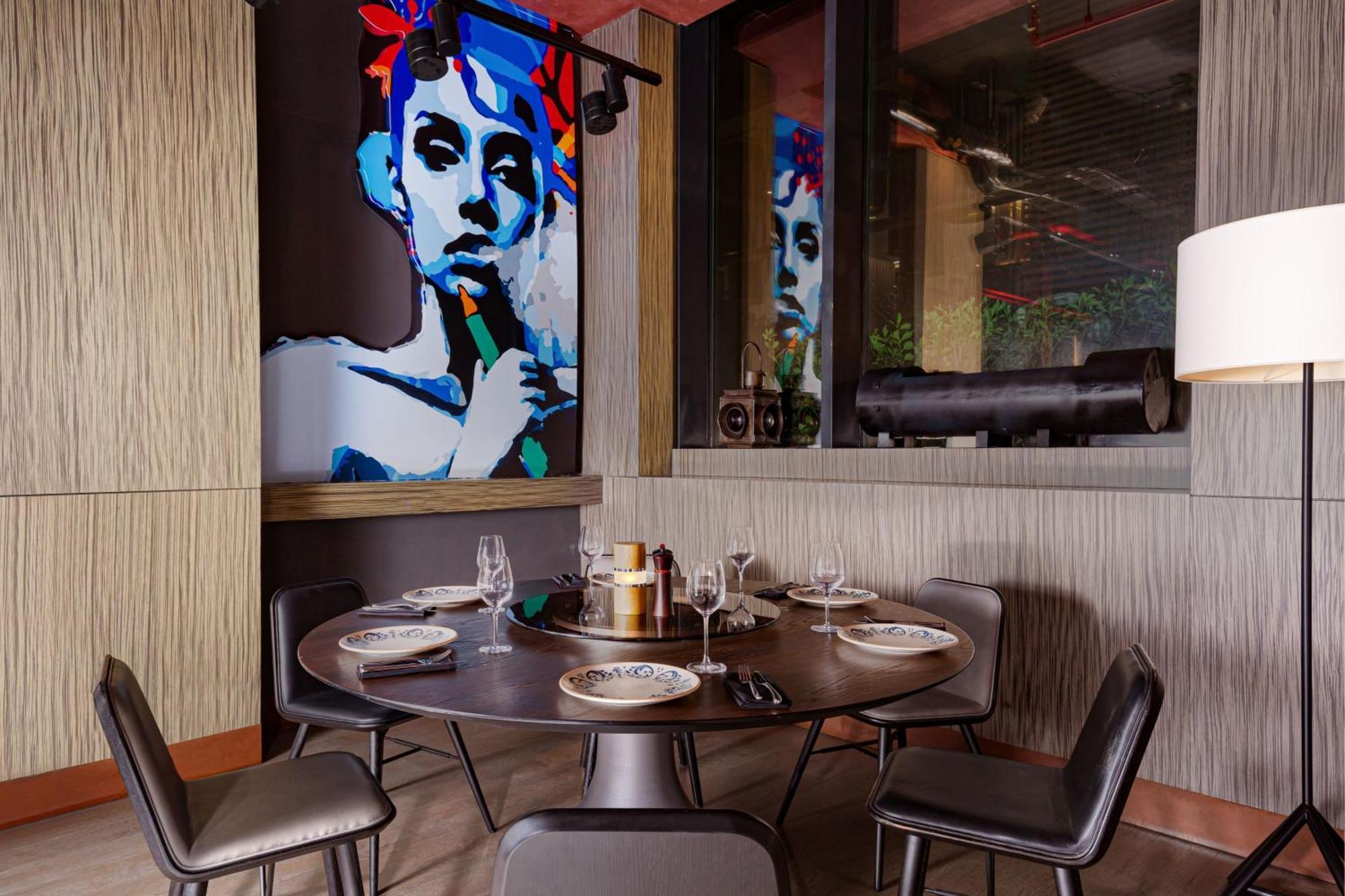 Baku Marriott Hotel Boulevard Exteriör bild The interior of the restaurant