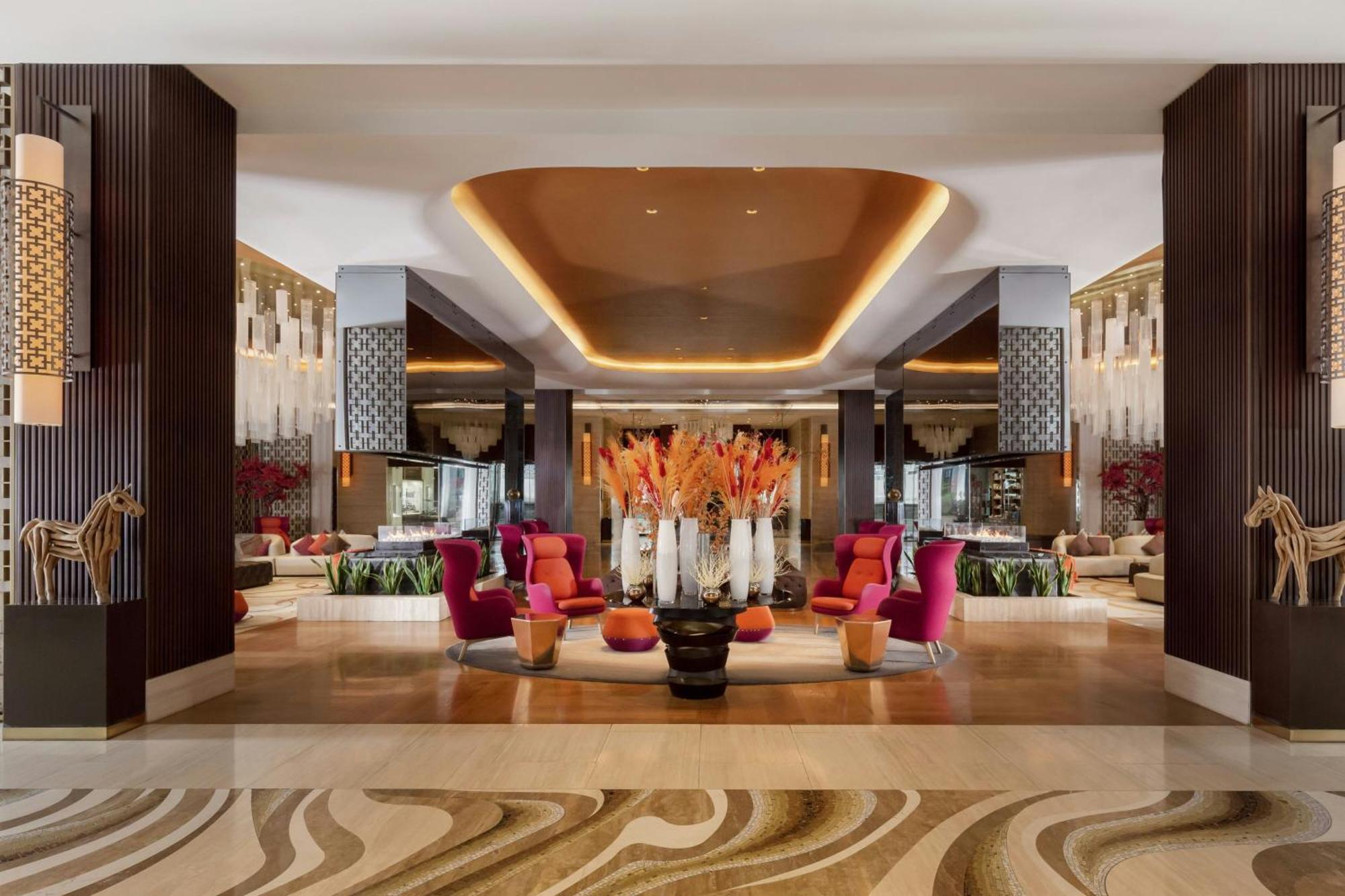 Baku Marriott Hotel Boulevard Exteriör bild The lobby of the hotel